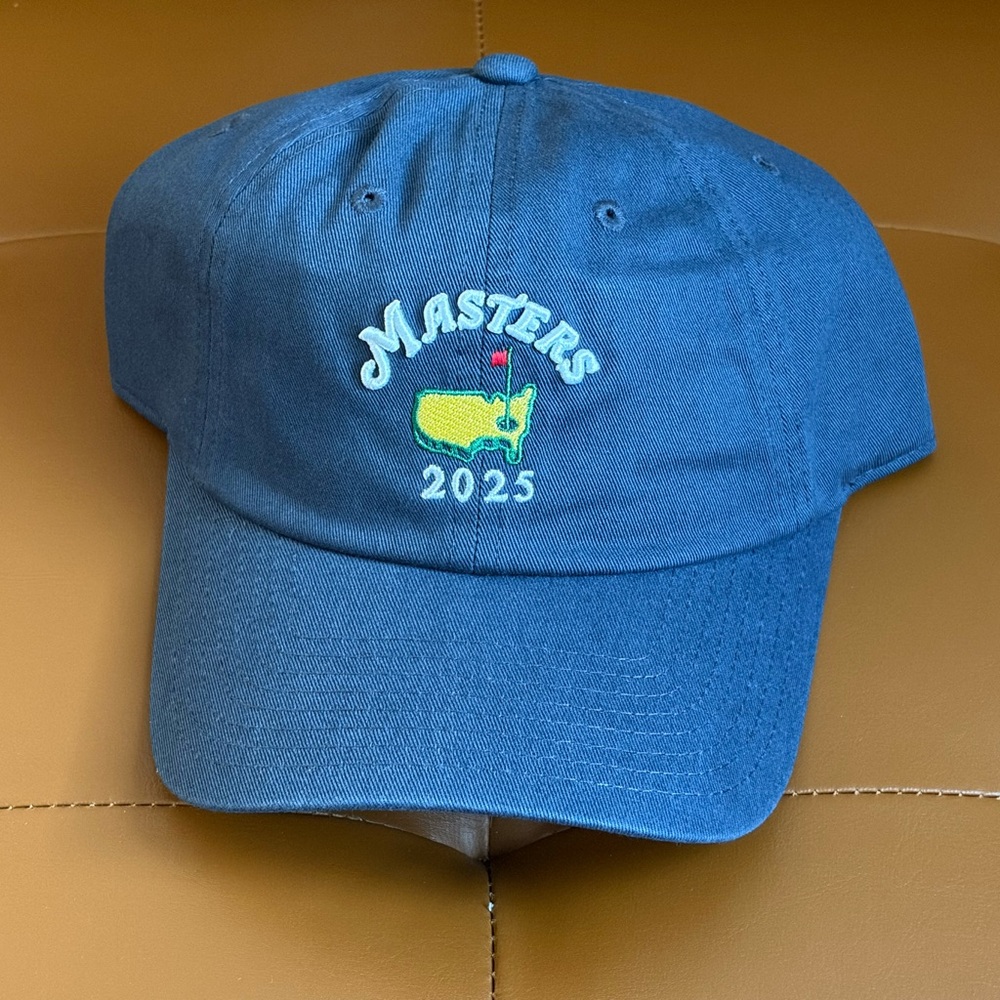 Masters Blue Hat with Yellow Embroidery